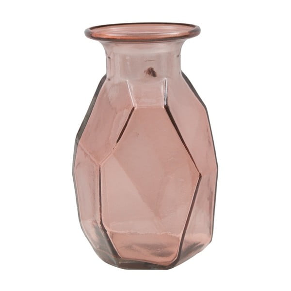 Rozā pārstrādāta stikla vāze Mauro Ferretti Ambra, ⌀ 9 cm