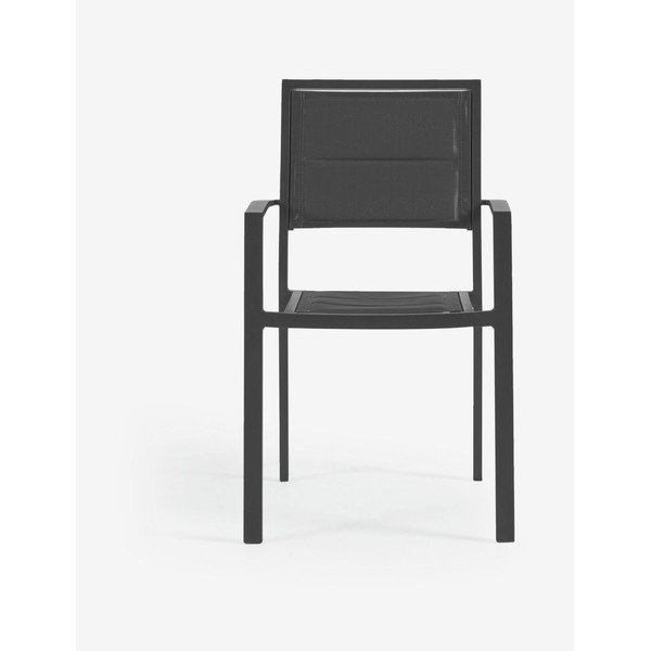 Pelēks alumīnija āra krēsls Kave Home Sirley-image-2