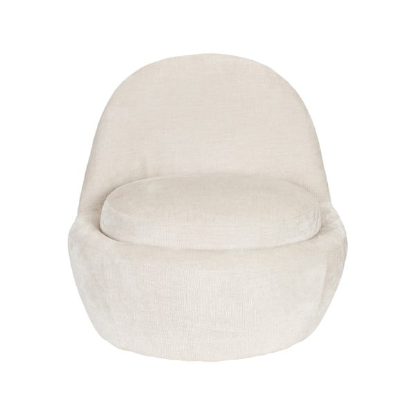 Krēmkrāsas atpūtas krēsls Nash – White Label-image-2