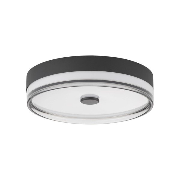 Matēti melna tērauda LED griestu lampa ar regulējamu spilgtumu Helios – Nova Luce