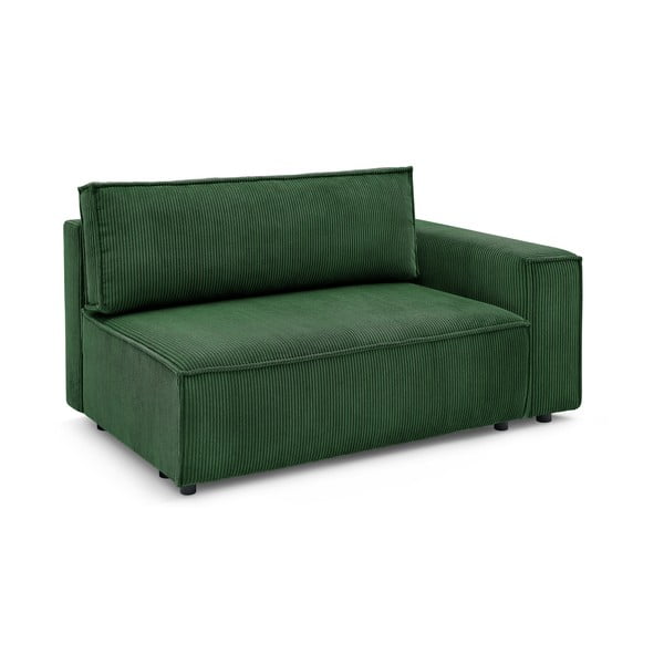 Zaļš velveta modulārais dīvāns (ar labo stūri) Nihad modular – Bobochic Paris