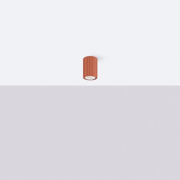 Ķieģeļu sarkana prožektora tipa lampa Gleam – Sollux-image-4