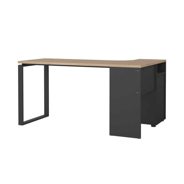 Darba galds ar ozolkoka imitācijas galda virsmu 100x150 cm Sign – Tvilum-image-2