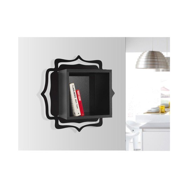 Osmaņu grāmatu plaukts Black/Black-image-1