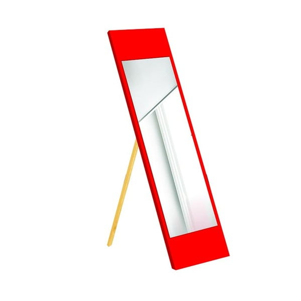 Grīdas spogulis ar sarkanu rāmi Oyo Concept, 35 x 140 cm
