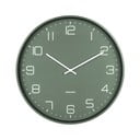 Zaļš sienas pulkstenis Karlsson Lofty, ø 40 cm