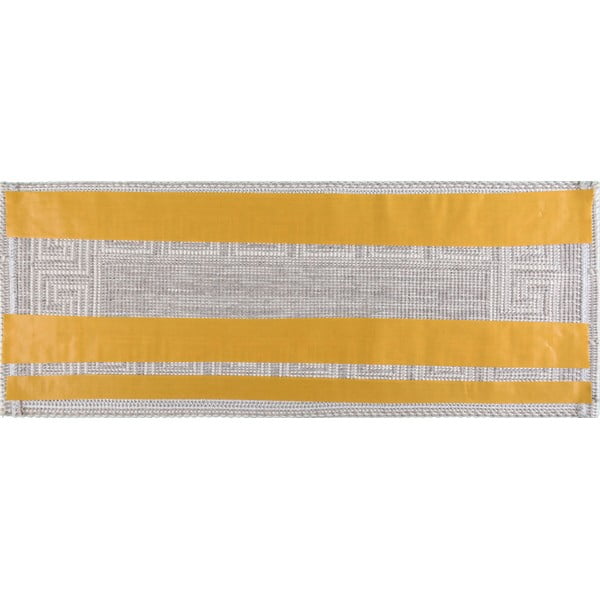 Krēmkrāsas kokvilnas kāpņu paklāji (16 gab.) 25x65 cm Versace Bej – Vitaus-image-1