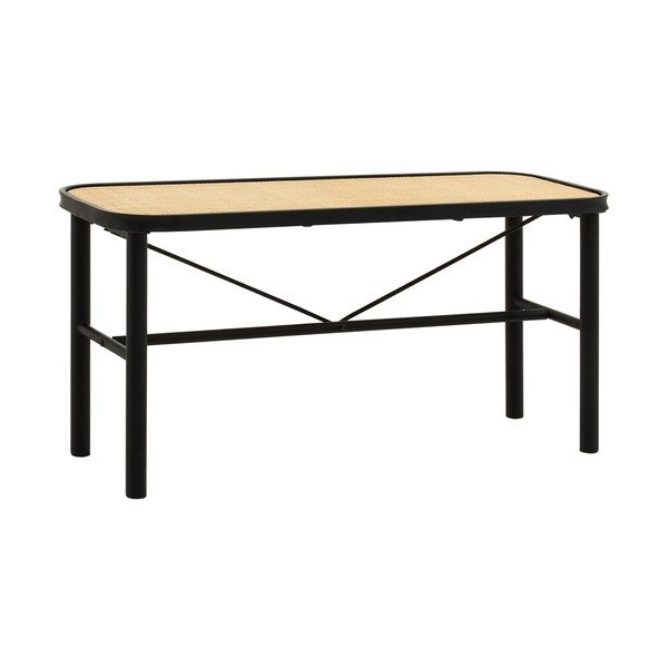Melns/dabīga toņa rotangpalmas sols Depok – Premier Housewares