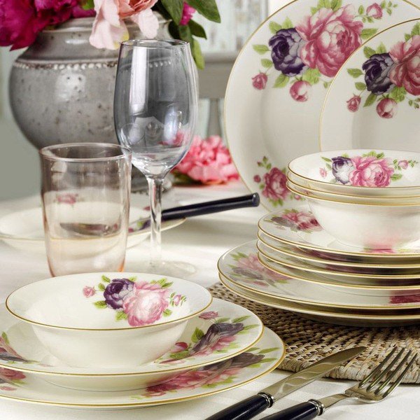Porcelāna trauku komplekts 24 gab. Kutahya Summer-image-3