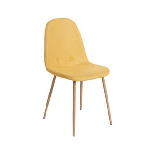 2 dzeltenu ēdamistabas krēslu komplekts Bonami Essentials Lissy