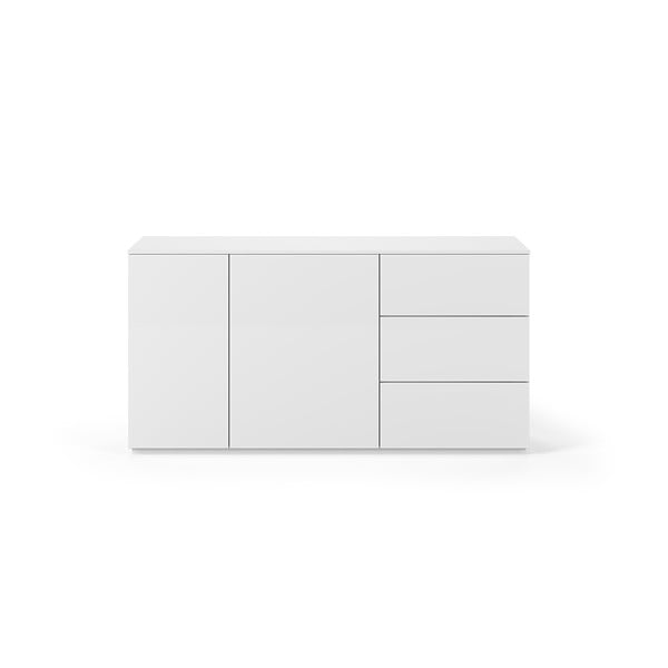 Balta kumode ar durvīm un atvilktnēm, 160 x 84 cm Join – TemaHome