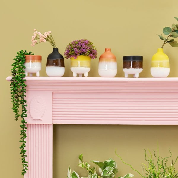 Melnbalta vāze Sass & Belle Bohemian Home Mojave-image-1