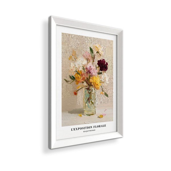 Drukāta glezna ar rāmi 56x75 cm Sunny Bouquet – Styler-image-4