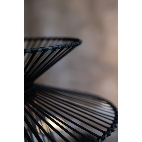 Melna piekaramā lampa ar bambusa abažūru ø 57 cm Duplici – Markslöjd-image-1