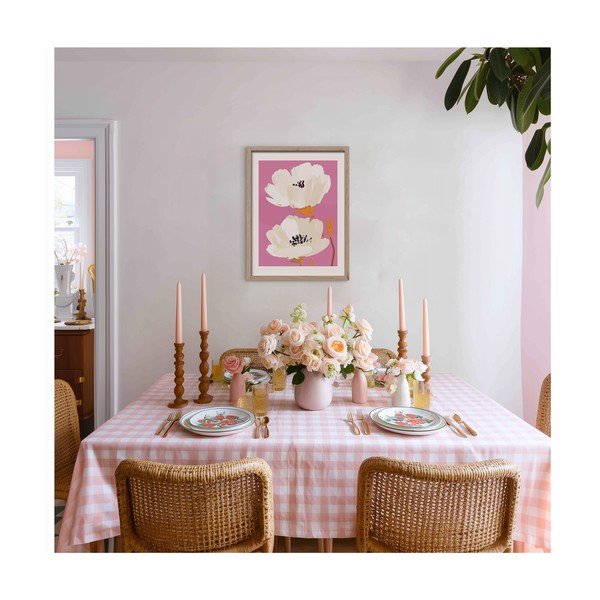 Drukāta glezna ar rāmi 30x40 cm Peony Bloom – Styler-image-1