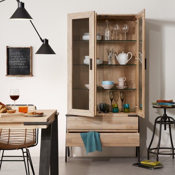 Vitrīna ar 2 atvilktnēm Kave Home Disset-image-4