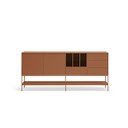Ķieģeļu sarkana kumode 220x98x45 cm Platt – Teulat