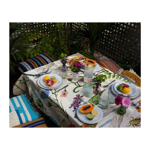 Galdauts ar linu Madre Selva Tierra Bella, 134 x 246 cm-image-1