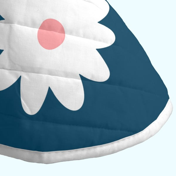 Zils stepēts gultas pārklājs 270x260 cm Margaret – Aware-image-4