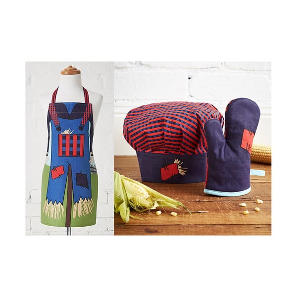 Ladelle Scarecrow bērnu priekšauts, cepure un virtuves cimdu komplekts