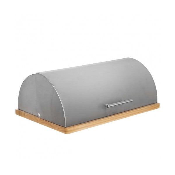 Nerūsējošā tērauda un bambusa maizes kaste Orion Basic-image-1