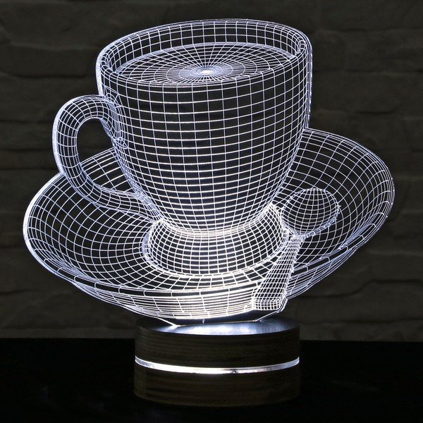3D galda lampa Tējas tasīte-image-2