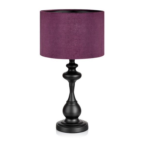 Melna un violeta galda lampa Markslöjd Connor