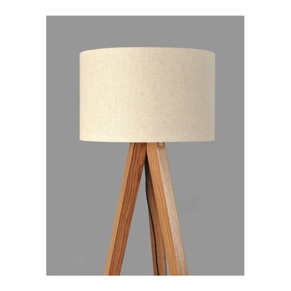 Stāvlampa Tripod Beige/Walnut-image-1