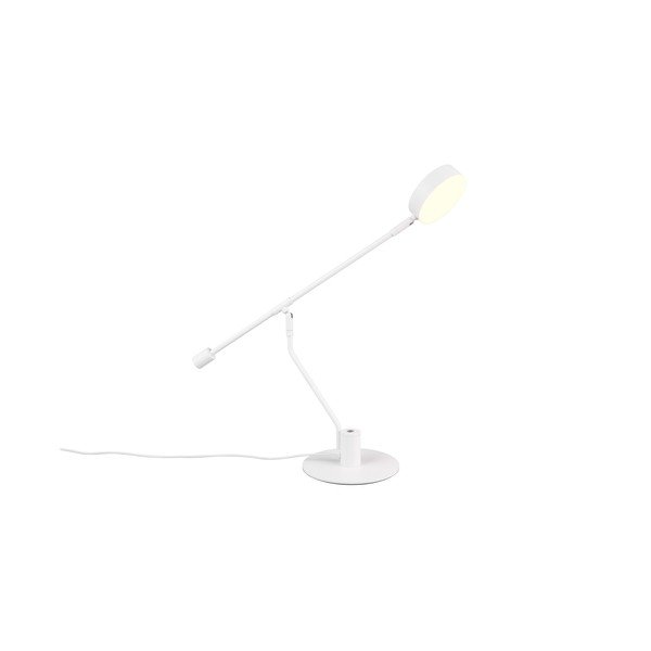 Matēti balta LED galda lampa ar saliekamu konstrukciju (augstums 64 cm) Manduro – Trio-image-4