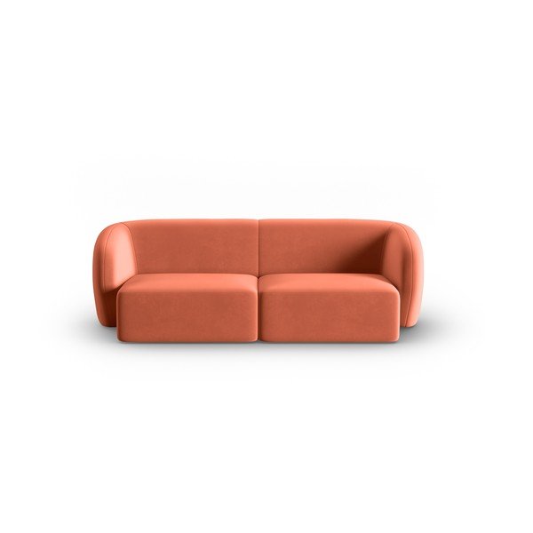 Rozā samta dīvāns 188 cm Paolo – Milo Casa