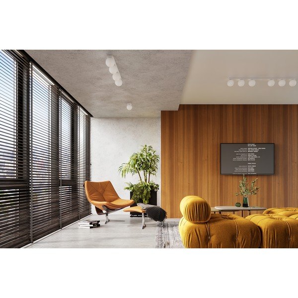 Balta griestu lampa ar stikla abažūru ø 12 cm Umerta – Sollux-image-4