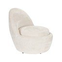 Krēmkrāsas atpūtas krēsls Nash – White Label