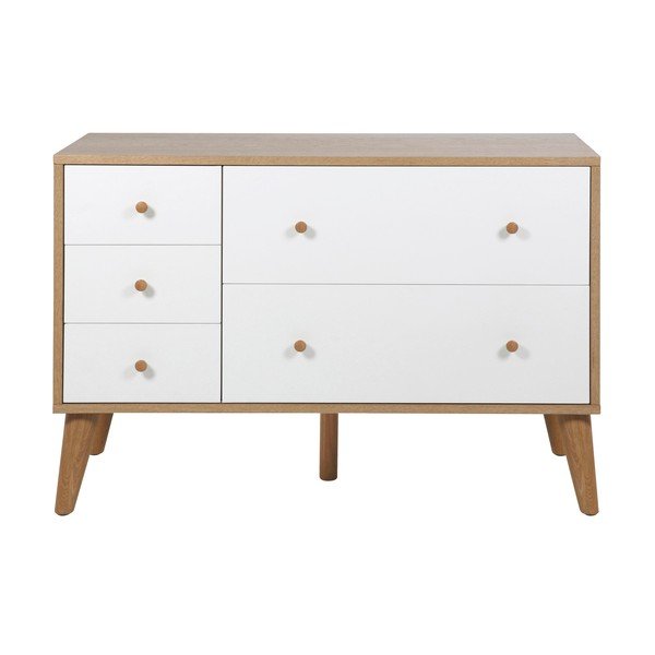Actona Oslo kumode ar 5 atvilktnēm-image-1