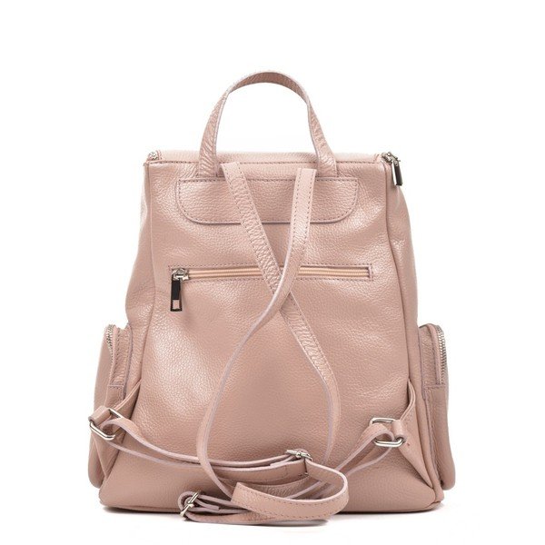 Rozā ādas mugursoma Luisa Vannini Kuhma-image-4