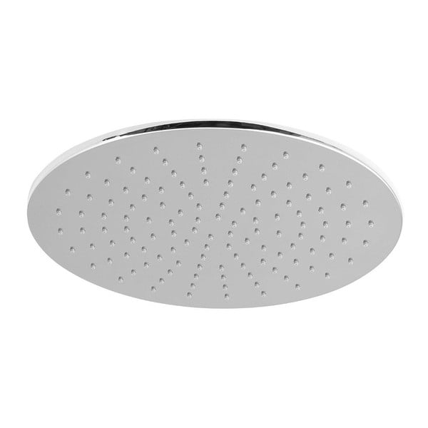 Spīdīgas sudraba krāsas misiņa griestu dušas galva ø 30 cm – Sapho-image-1