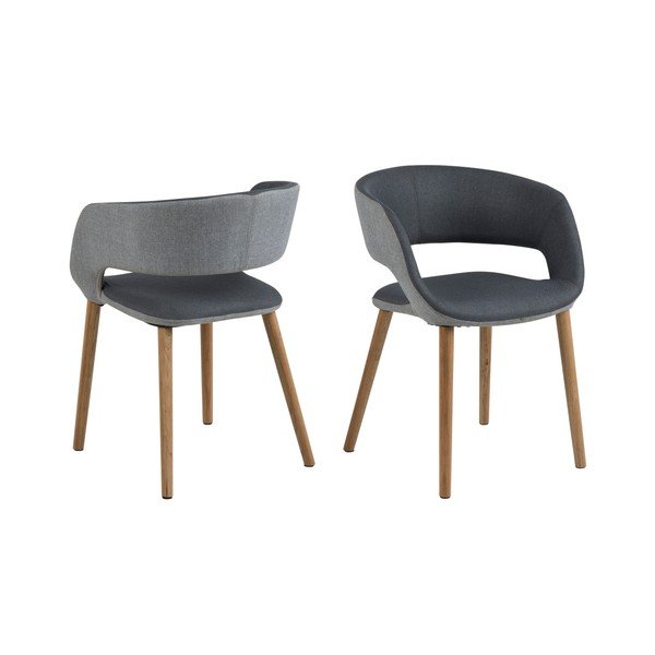 Antracīta pelēks Actona Greta ēdamistabas krēsls-image-3