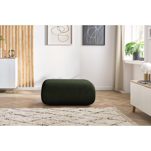 Zaļš velveta kāju soliņš Lecomte – Bobochic Paris-image-1