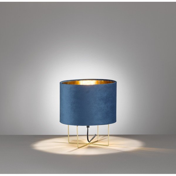 Zila galda lampa Fischer & Honsel Aura, augstums 32 cm-image-1