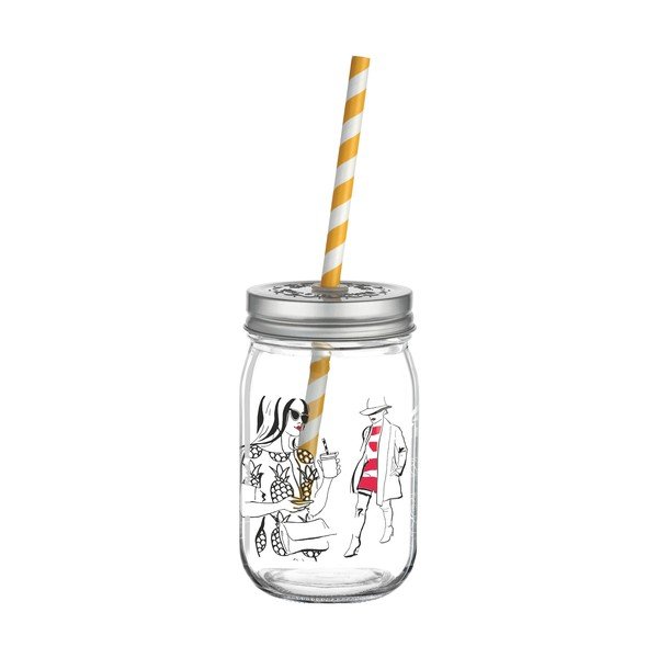 Glāze ar vāciņu un salmiņu Ritzenhoff Andrea Arnhold, 445 ml-image-1
