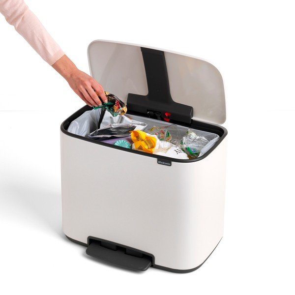 Brabantia balts atkritumu grozs, 36 l-image-1