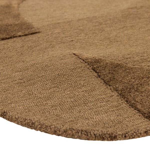 Brūns paklājs no vilnas maisījuma 170x240 cm Livo – WOOOD-image-4