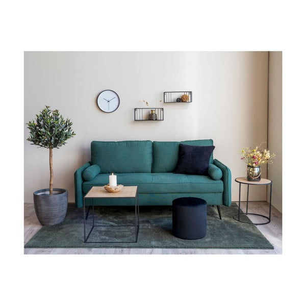 Melns pufs House Nordic Ejby, ø 34 cm-image-1