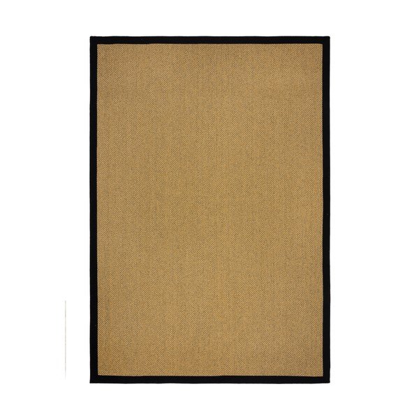 Melns/gaiši brūns iekštelpu un āra paklājs 120x170 cm Sisal Look – Flair Rugs