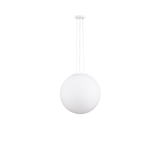 Balta stikla piekaramā lampa ø 50 cm Nevoso – Nova Luce