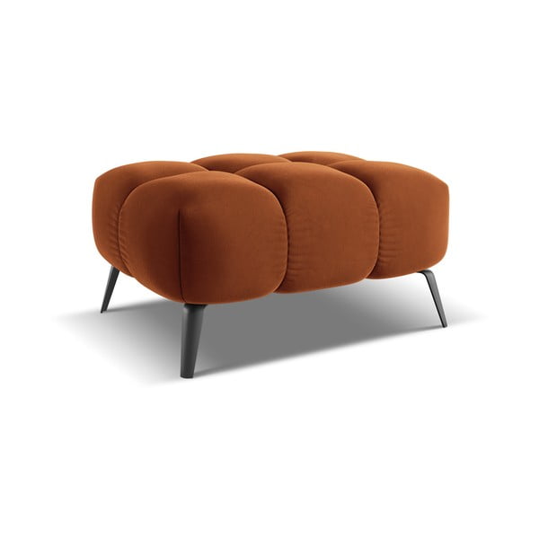 Oranžs samta kāju soliņš Nalu – Makamii-image-2