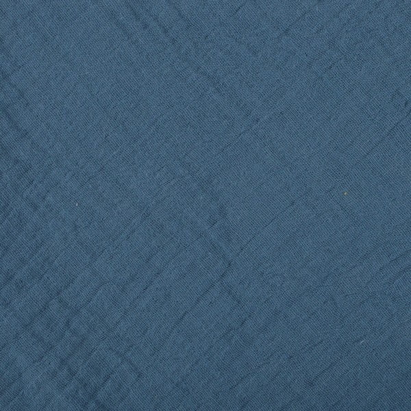 Zila muslīna bērnu sega 75x75 cm – Bébé Douceur-image-2