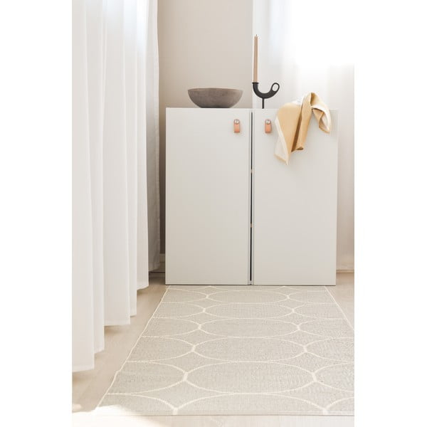 Krēmkrāsas iekštelpu un āra celiņa paklājs 70x200 cm Boo Linen – Pappelina-image-1