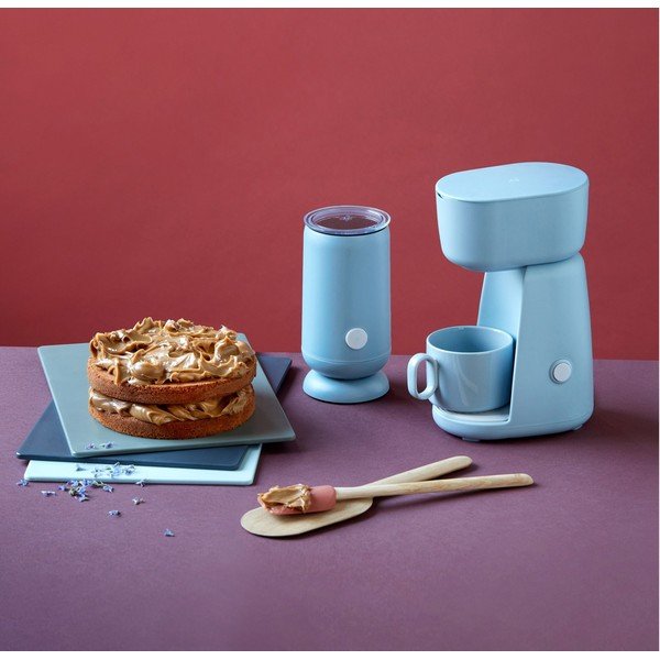Gaiši zils plastmasas kafijas automāts ar filtru 400 ml Foodie – RIG-TIG-image-1