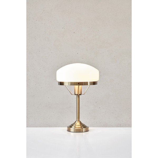 Krēmkrāsas/misiņa krāsas galda lampa (augstums 39 cm) Aurelia – Markslöjd-image-4