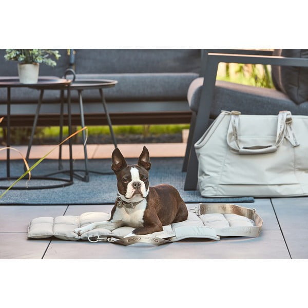 Tumši pelēka ceļojumu gulta suņiem 70x100 cm Strada Asphalt M – MiaCara-image-1